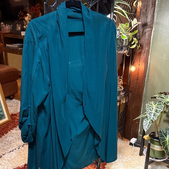 Soft surroundings long cardigan style top - Picture 1 of 6